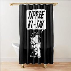 Bruce Willis - Yippee KiYay Shower Curtain