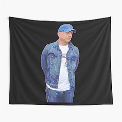 Bruce Willis Portrait Tapestry