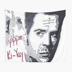 Bruce Willis - Yippee KiYay MF Die Hard Tapestry