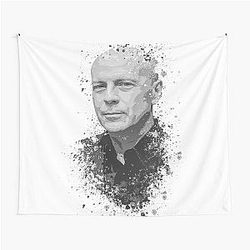 Bruce Willis painting Tapestry