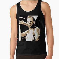 Bruce Willis Vector Tank Top