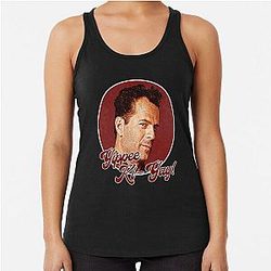 Bruce Willis Racerback Tank Top