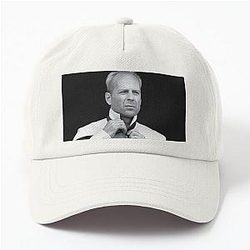 Bruce Willis Fan Art Dad Hat