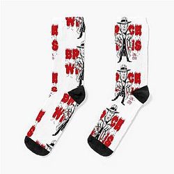 Caricature of Bruce Willis from Sin City Socks