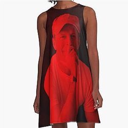 Bruce Willis Celebrity A-Line Dress