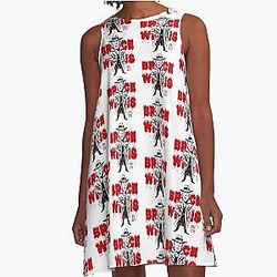 Funny caricature of Bruce Willis from Sin City Dress