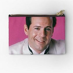 Bruce Willis Fan Art Zipper Pouch