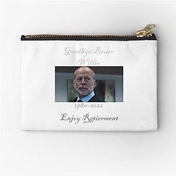 Goodbye Bruce Willis Zipper Pouch