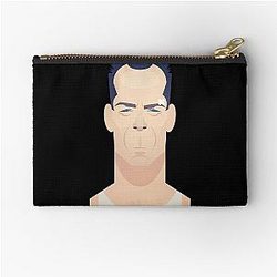 Caricature Bruce Willis Zipper Pouch