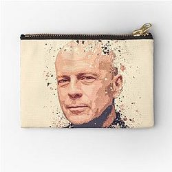 Bruce Willis painting Zipper Pouch