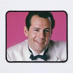 Bruce Willis Fan Art Mouse Pad