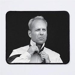 Bruce Willis Fan Art Mouse Pad