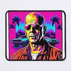 80s Bruce Willis Mousepad