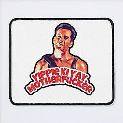Die Hard Bruce Willis Yippie Kay Mouse Pad
