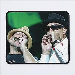 Bruce Willis and the Accelerators Photograph Mouse Pad