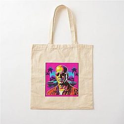 80s Bruce Willis Cotton Tote Bag