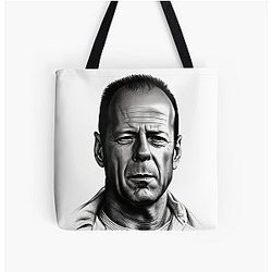 Bruce Willis Sketch Tote Bag