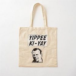 Bruce Willis - Yippee Ki Yay Cotton Tote Bag