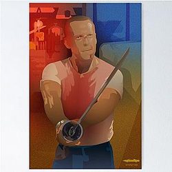 Bruce Willis Pulp Fiction Poster
