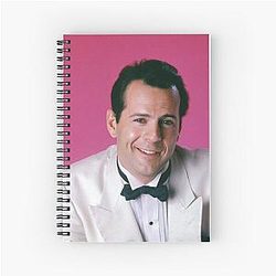 Bruce Willis Spiral Notebook