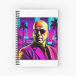 Bruce Willis Spiral Notebook