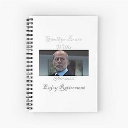Goodbye Bruce Willis Notebook