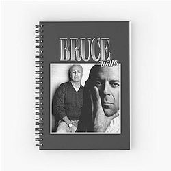 Bruce Willis Spiral Notebook