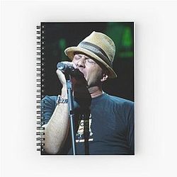 Bruce Willis and the Accelerators - Photograph Spiral Notebook