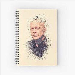 Bruce Willis Spiral Notebook