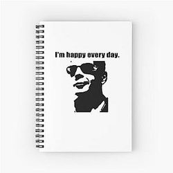 Bruce Willis Spiral Notebook