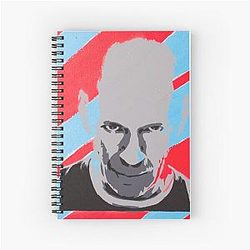Bruce Willis Spiral Notebook