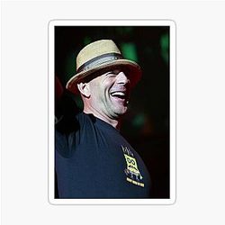 Bruce Willis the Accelerators Photograph Sticker