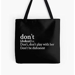 Don't by Bryson Tiller Stick The Song All Over Print Tote Bag RB1211