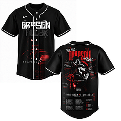 2026 The Neo Trapsoul Tour Schedule DTNK1607 Bryson Tiller Baseball Jersey