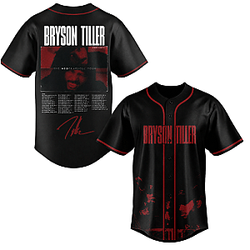 The Neo Trapsoul Tour 2026 Special Jersey DTNK1607 Bryson Tiller Baseball Jersey 