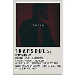 Trapsoul Album Cover DTNK1607 Bryson Tiller Poster