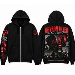 Trapsoul World Tour 3D Zipped Bryson Tiller Hoodie
