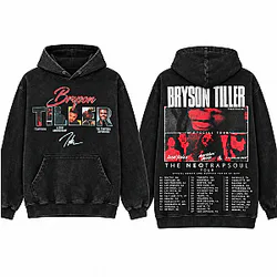 Time For The Neo Trapsoul Tour 2026 DTNK3010 Washed Bryson Tiller Hoodie