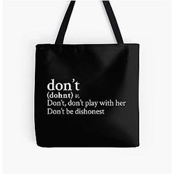Don t by Bryson Tiller Stick The Song All Over Print Tote Bag RB1412