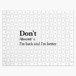Bryson Tiller Aesthetic Motivational Hip Hop R&amp;B Quote Lyrics Jigsaw Puzzle RB1412
