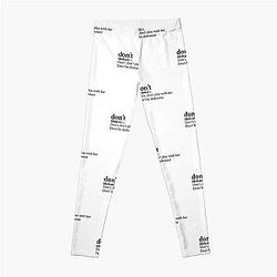 Don t by Bryson Tiller Stick The Song Leggings RB1412