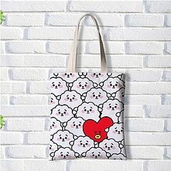 BT21 Anime High Capacity Canvas Bag