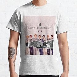 BT21 T-Shirts - BTS LOVE YOURSELF ANSWER (L VERSION) Classic T-Shirt RB2103