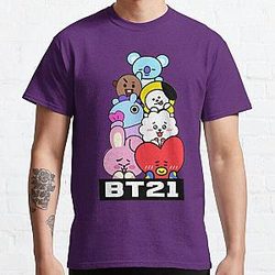 BT21 T-Shirts - BT21 Family Room Classic T-Shirt RB2103