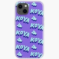 BT21 Cases - BT21 Koya Namjoon Line Friends Blue iPhone Soft Case RB2103