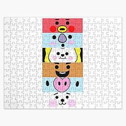 BT21 Puzzles - BT21 Character Faces Jigsaw Puzzle RB2103