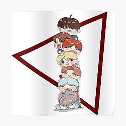 BT21 Posters - BT21  Poster RB2103