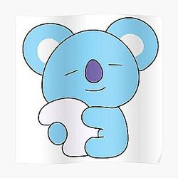 BT21 Posters - Baby Koya BT21 Poster RB2103