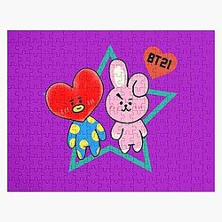 BT21 Puzzles - Bt21 Tata and Cooky Jigsaw Puzzle RB2103