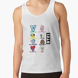 BT21 Tank Tops - BT21  Tank Top RB2103
